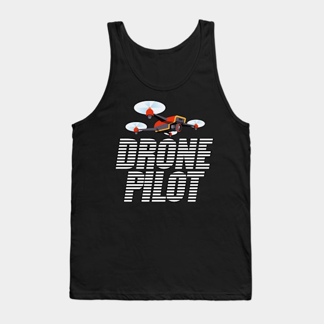 Drone Pilot Quadcopter Racer Tank Top by BIGUP